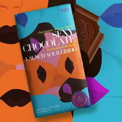 The Functional Chocolate Company Sexy Chocolate, 1 Bar