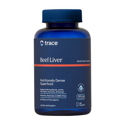 Trace Minerals Beef Liver, 180 Capsules