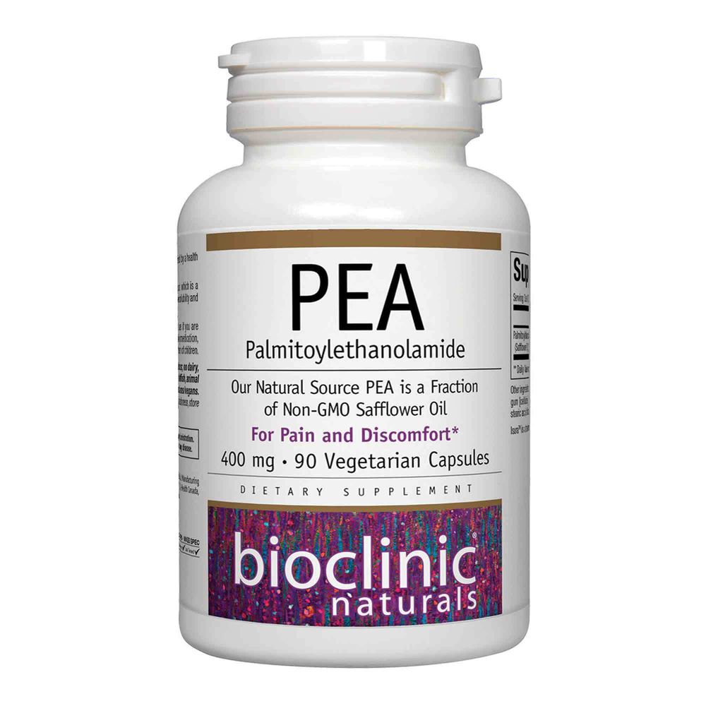 Bioclinic Naturals PEA (Palmitoylethanolamide), 90 Capsules