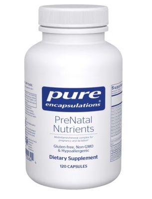Pure Encapsulations PreNatal Nutrients, 120 Capsules