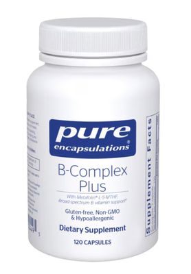 Pure Encapsulations B-Complex Plus, 120 capsules