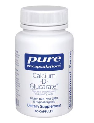 Pure Encapsulations Calcium-D-Glucarate, 60 Capsules