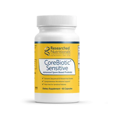 Researched Nutritionals CoreBiotic® Sensitive Spore Probiotic, 60 Capsules