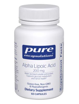 Pure Encapsulations Alpha Lipoic Acid 200mg, 60 capsules