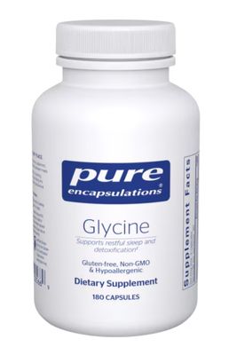 Pure Encapsulations Glycine, 180 capsules