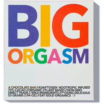Eat Gold Organics Big Orgasm Chocolate Bar, 55g
