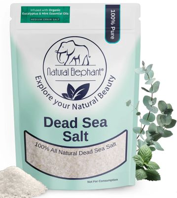Natural Elephant Eucalyptus Mint Dead Sea Salt, 1 lb