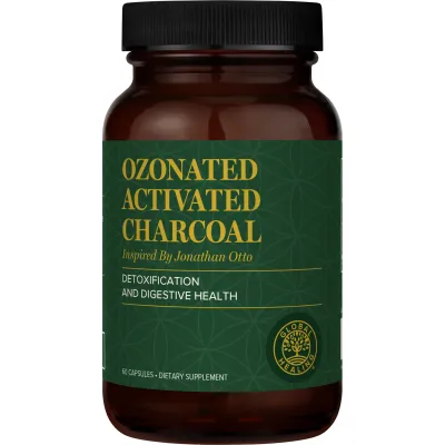 Global Healing Ozonated Activated Charcoal, 60 Capsules
