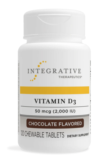 Integrative Therapeutics Vitamin D3 2000 IU, 120 chewables