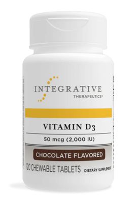Integrative Therapeutics Vitamin D3 2000 IU, 120 chewables