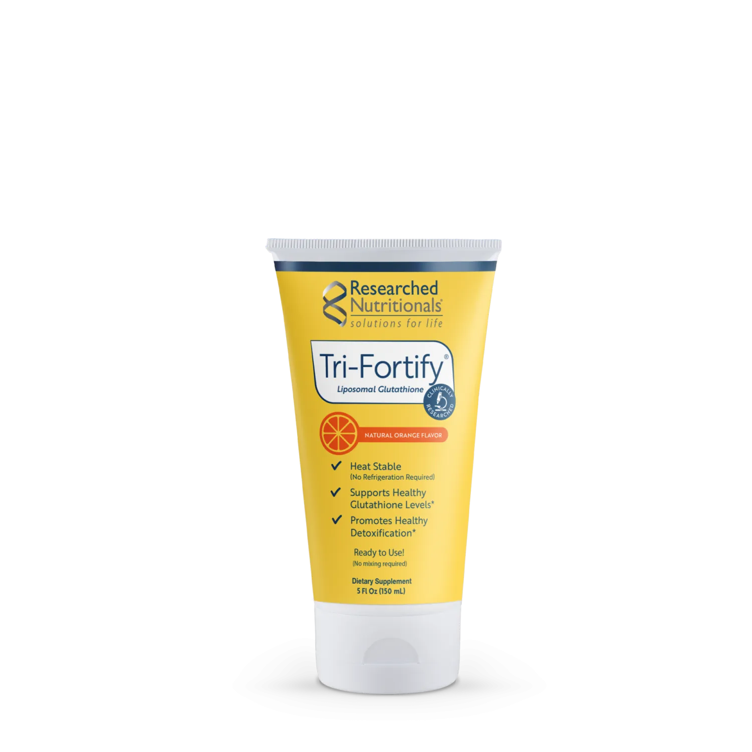 Researched Nutritionals Tri-Fortify® Liposomal Glutathione Orange Flavor, 5 Fl Oz
