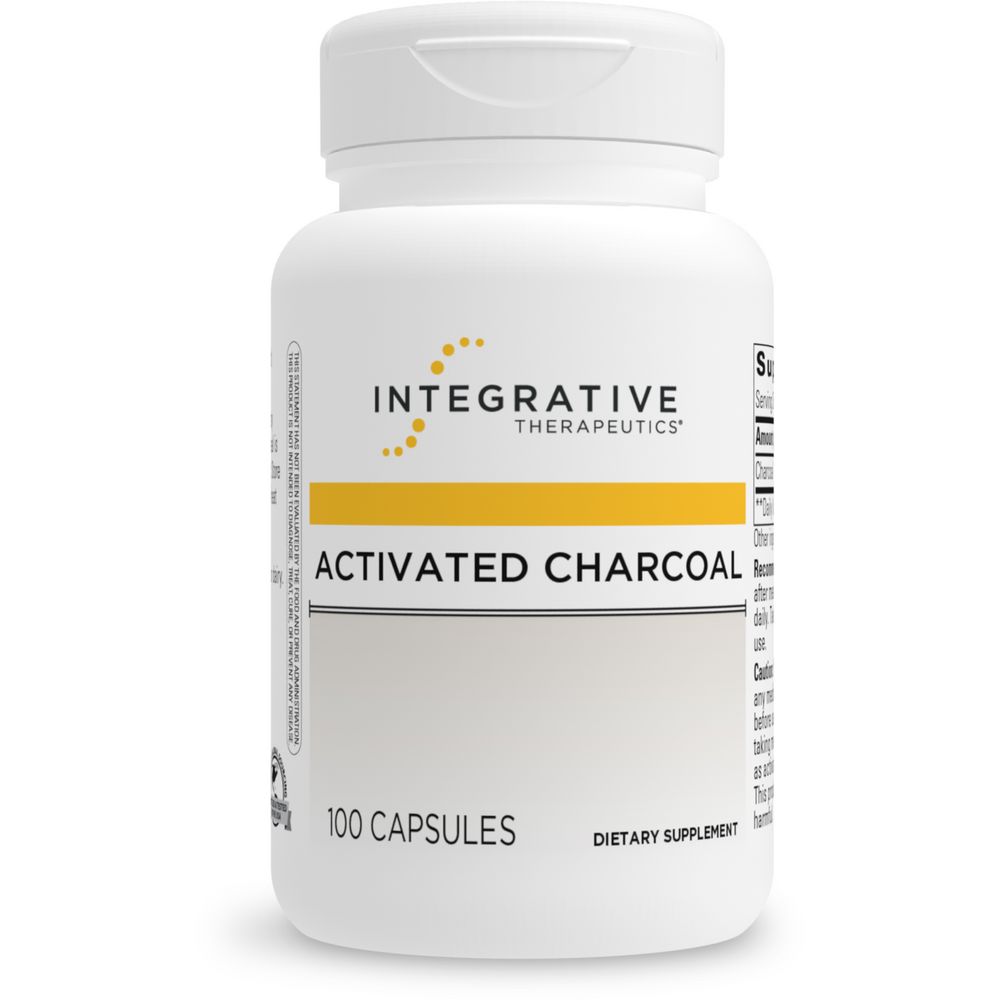 Integrative Therapeutics Activated Charcoal, 100 Capsules