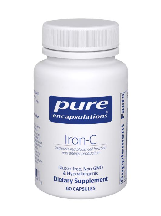 Pure Encapsulations Iron- C, 60 Capsules