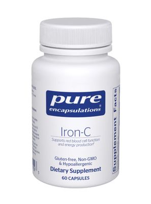Pure Encapsulations Iron- C, 60 Capsules