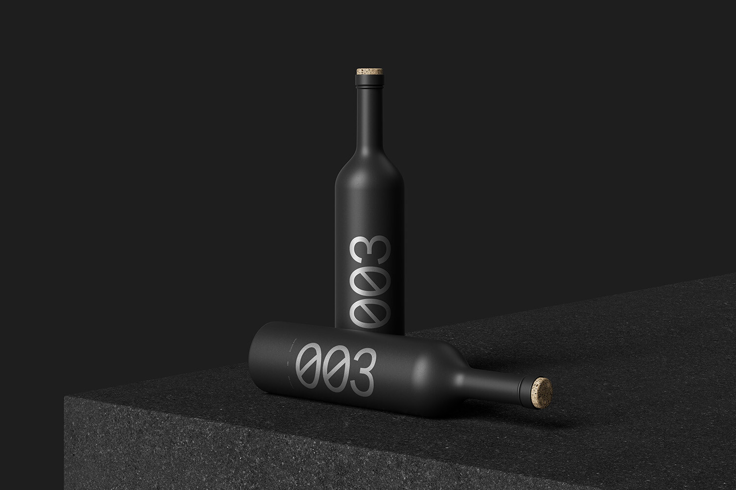 M 003 Wine Bottle