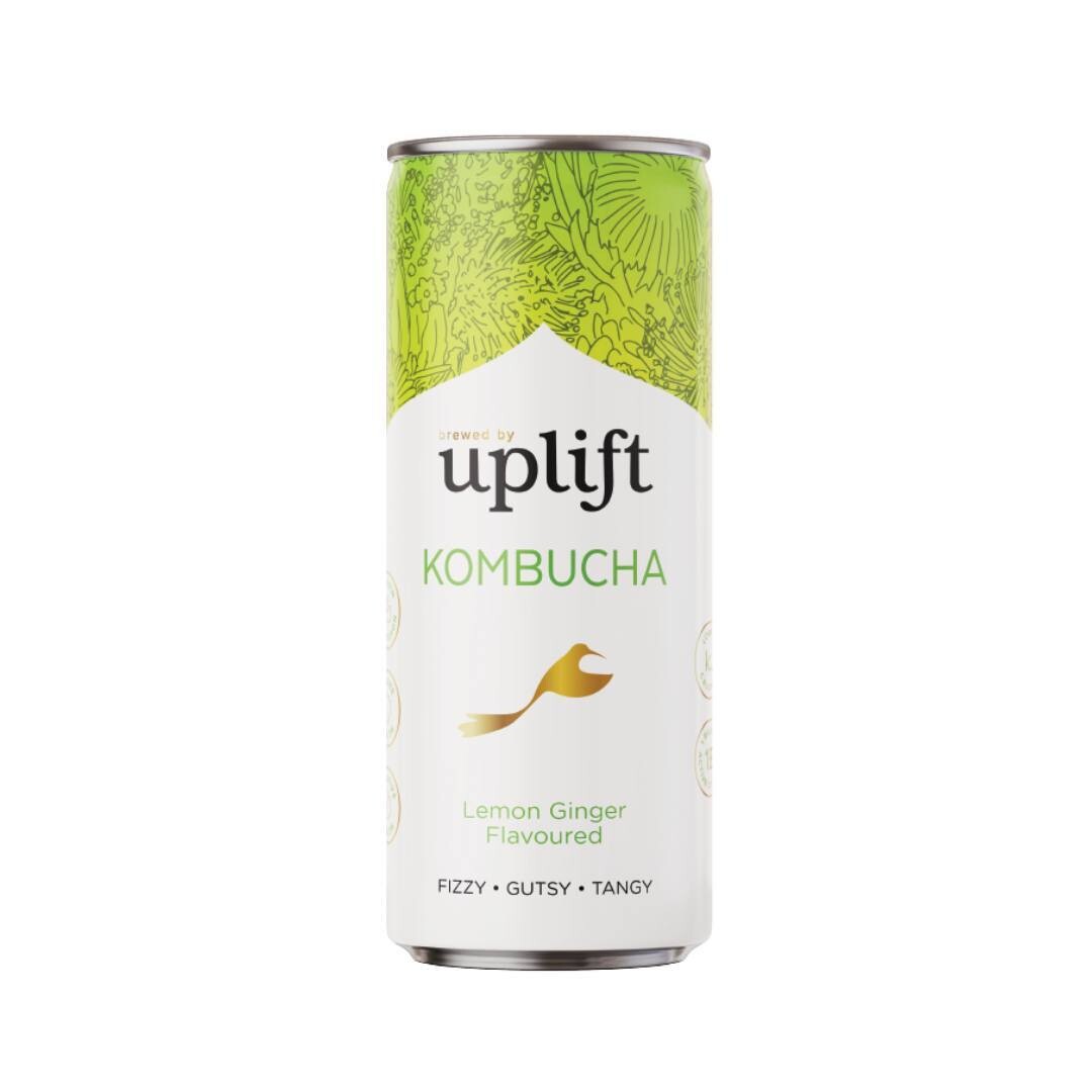 Uplift Kombucha - Ginger Lemon 250ml