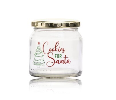Cookies for Santa Christmas Jar (250ml)
