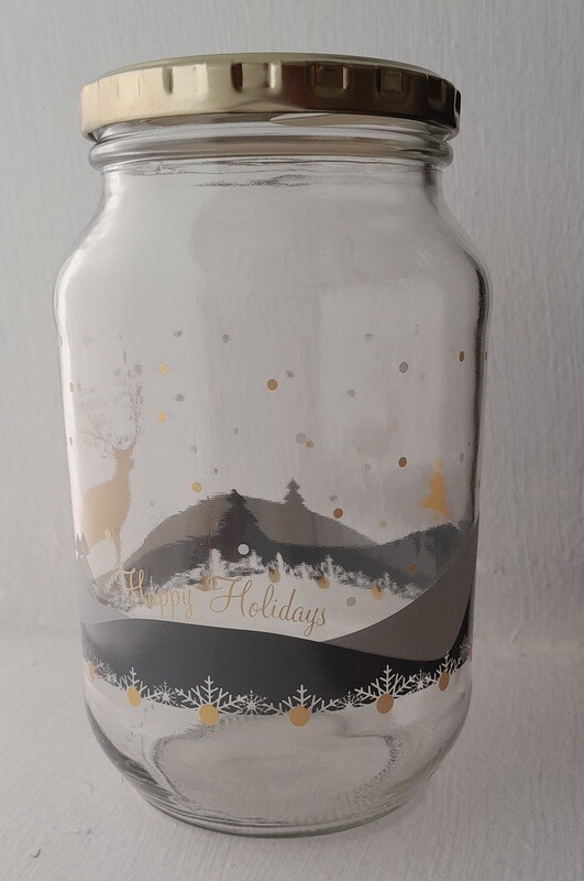 Reindeer Christmas Jar (1l)