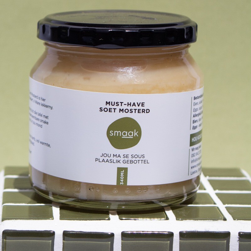 Smaak - Soet Mosterd (Sweet Mustard) - 340ml