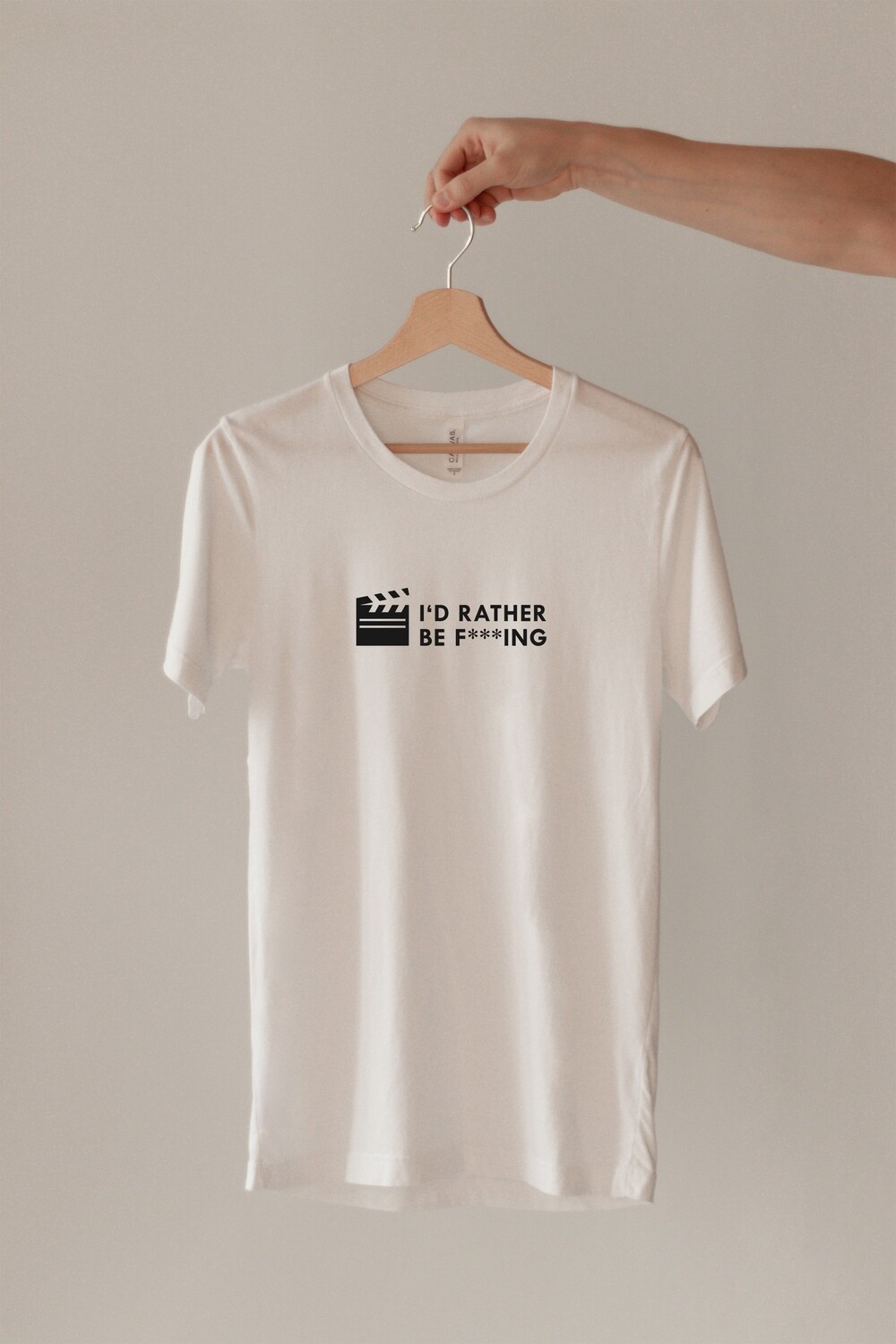 I&#39;d Rather Be F***ing, UNISEX Funny T-Shirt For Filmmaker, Cameraman, Videographer, Gift Idea
