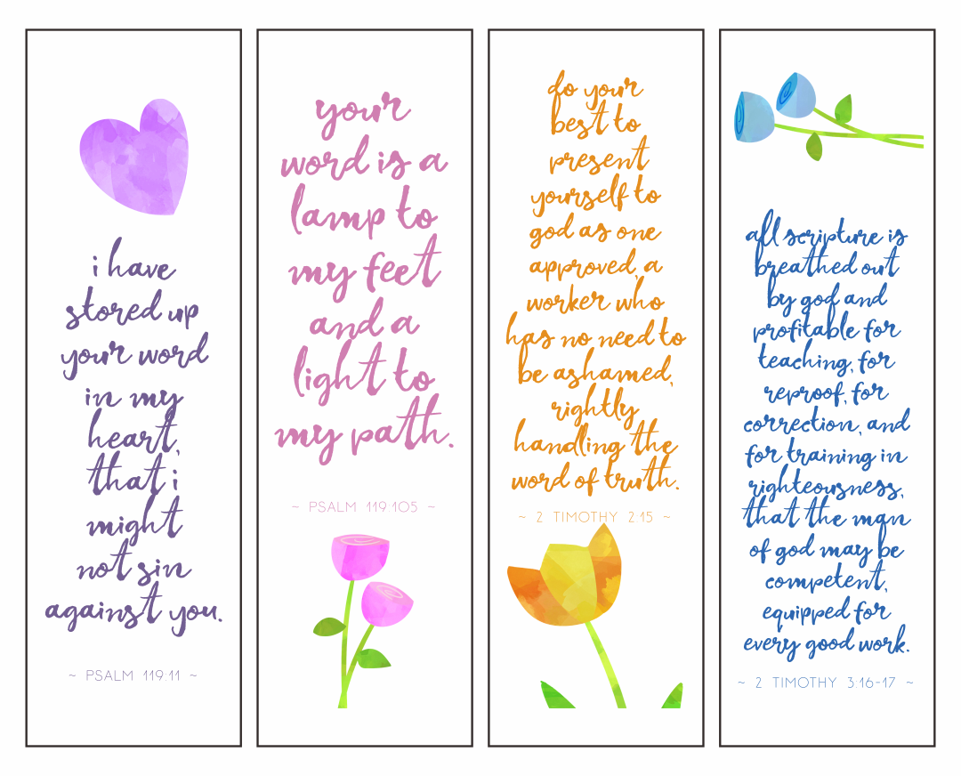 bible verse bookmark