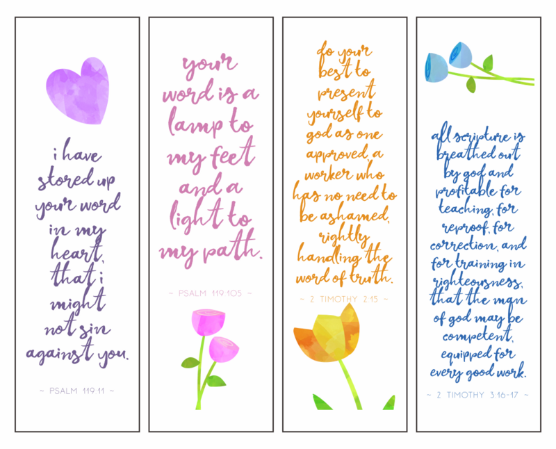 bible verse bookmark