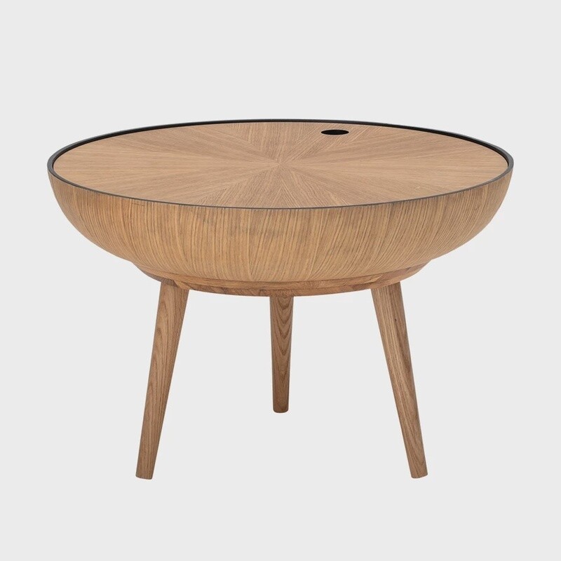 Round Storage Table w/ Reversible Top