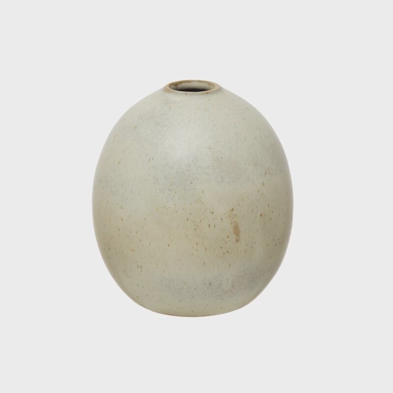 Stoneware Bud Vase / 3.5” x 4”