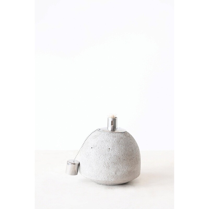 Sandstone Oil Lamp