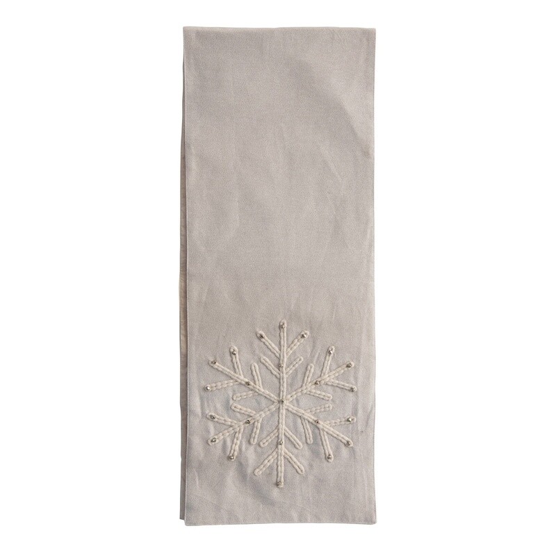 Table Runner w/ Snowflake and Jingle Bells