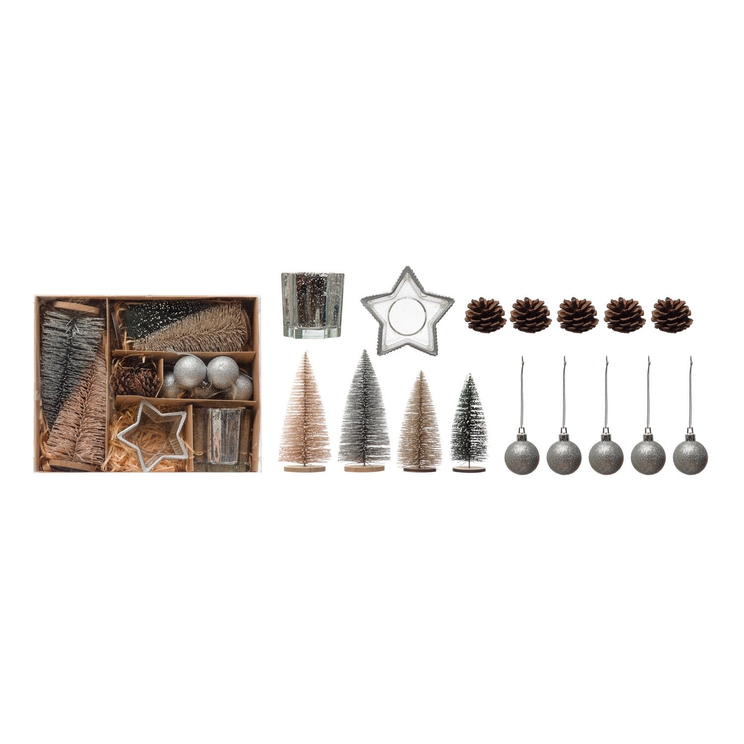 Christmas Tabletop Kit / Pinecones