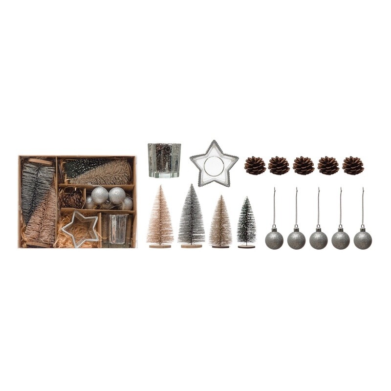 Christmas Tabletop Kit / Pinecones