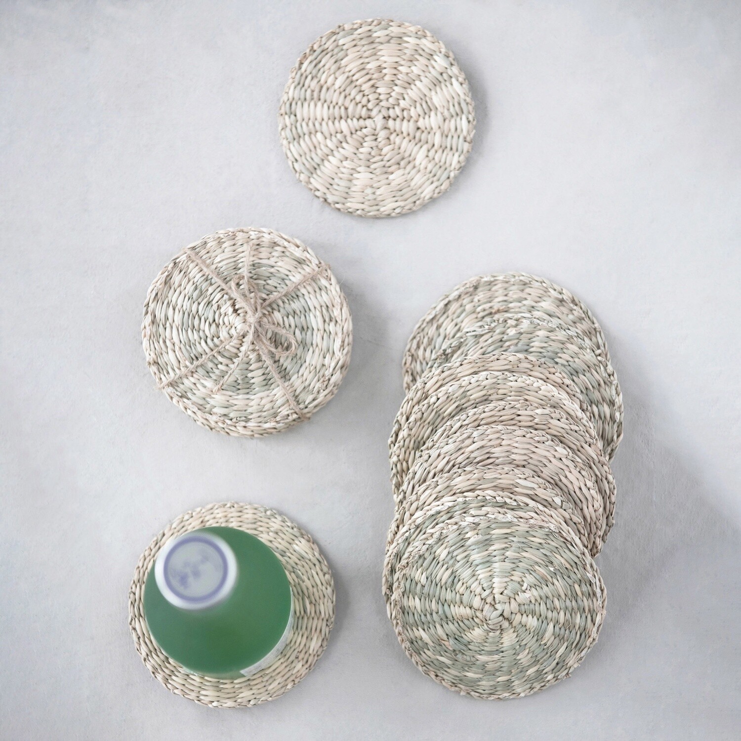 Round Seagrass Coaster / Set of 4