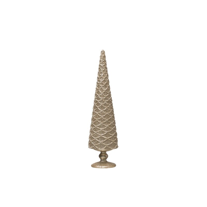 Embossed Resin Tree 10-1/4" / Champagne Finish