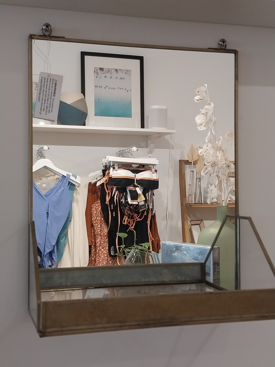 Monroe Mirror with Shelf