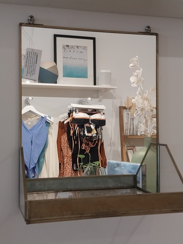 Monroe Mirror with Shelf