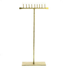 Maddox Forged Iron Jewelry T Stand with Pegs