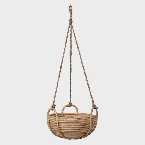 Basket w/ Jute Rope Hanger