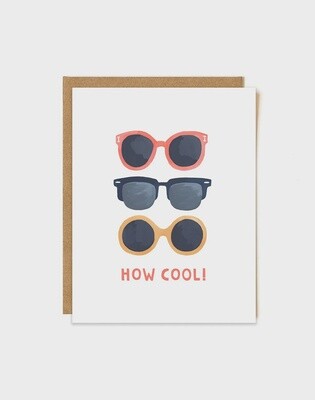 Greeting Card / How Cool Sunglasses