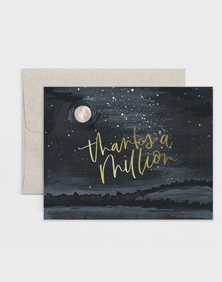Greeting Card / Thanks Starry Night