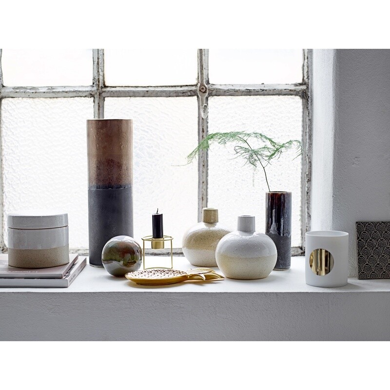 Stoneware Vase / Sand Finish in 2 Colours