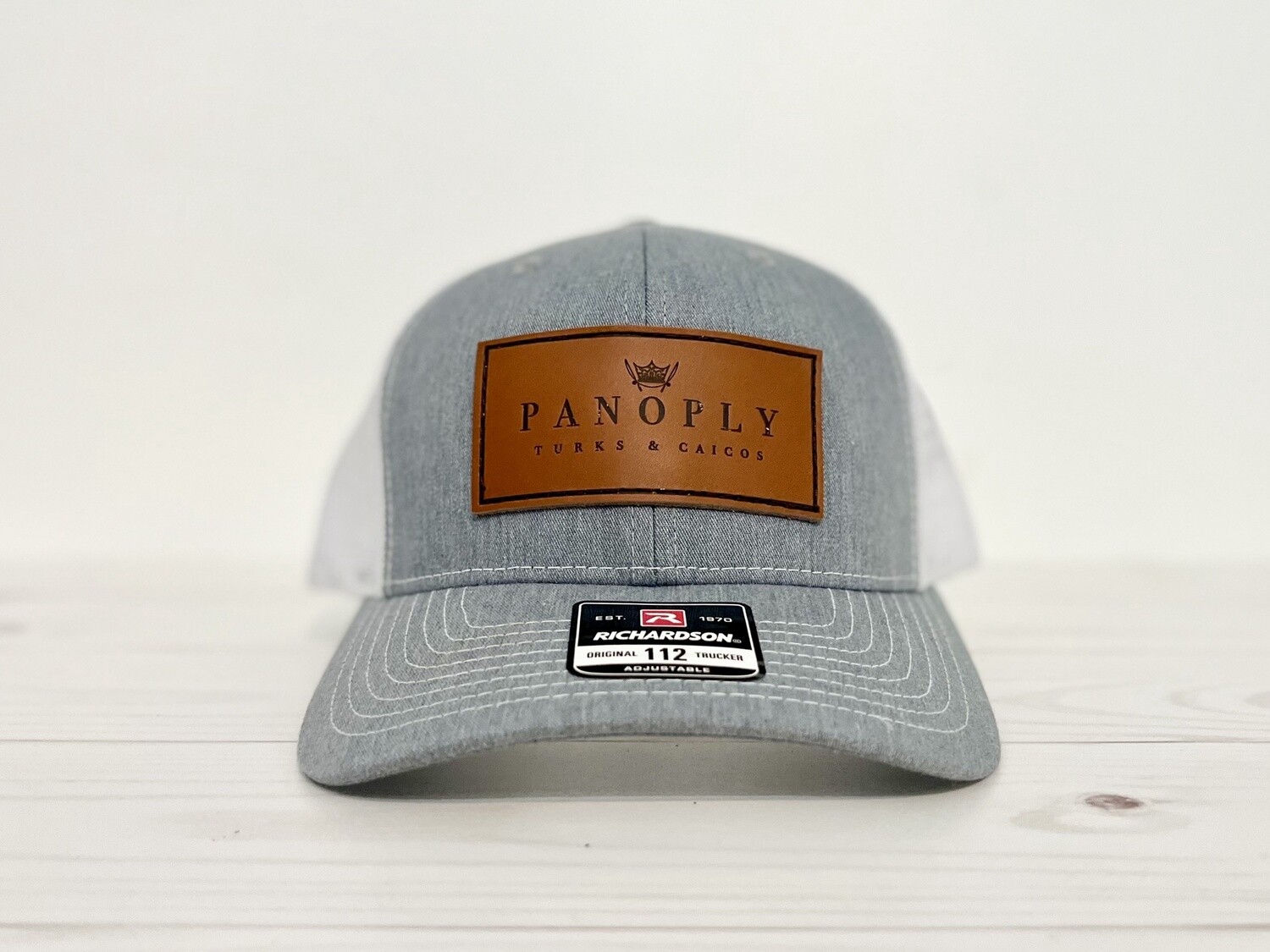 Logo Patch Trucker Hat, Colour: Heather Grey/White