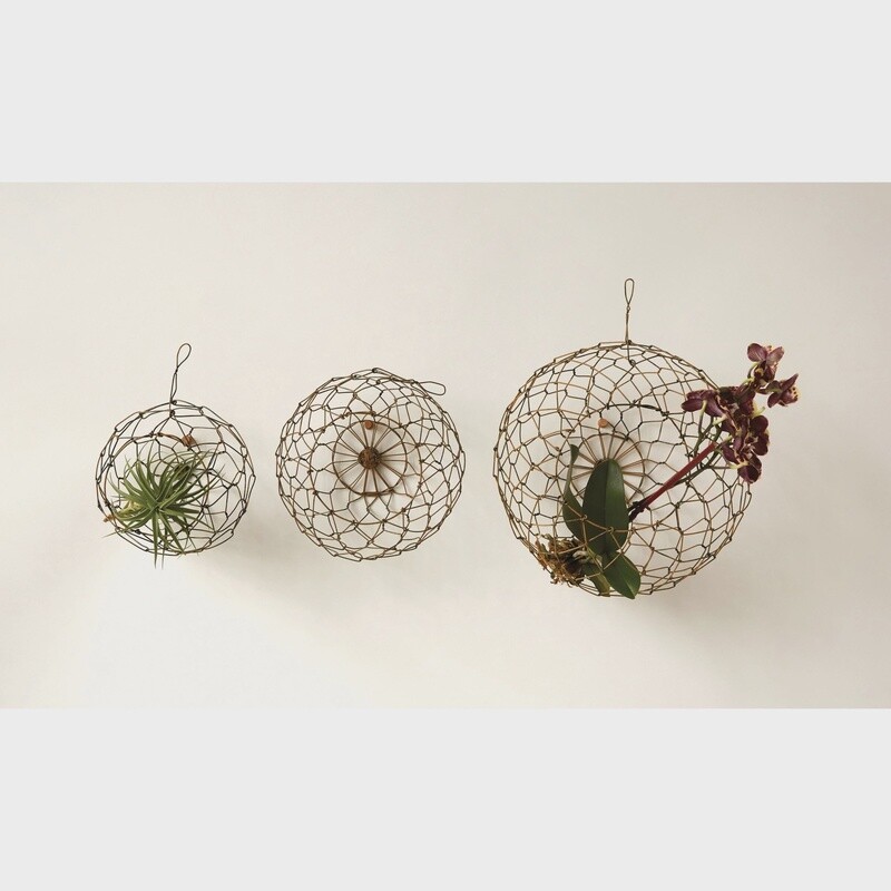 Wire Hanging Baskets / Set of 3