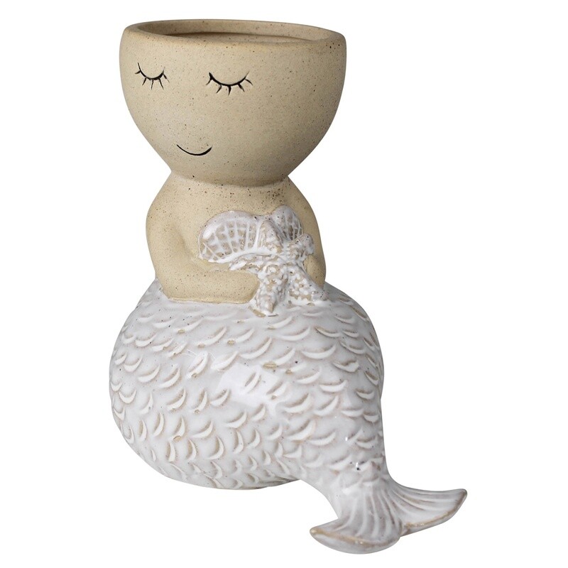 Mermaid Ceramic Cachepot