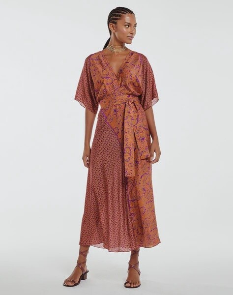 Maisa Long Dress / Luri Plum