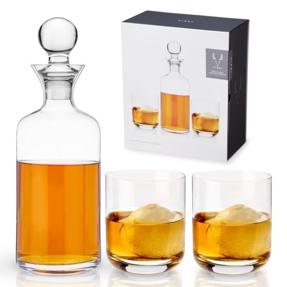 Modern Liquor Decanter & Tumblers Set