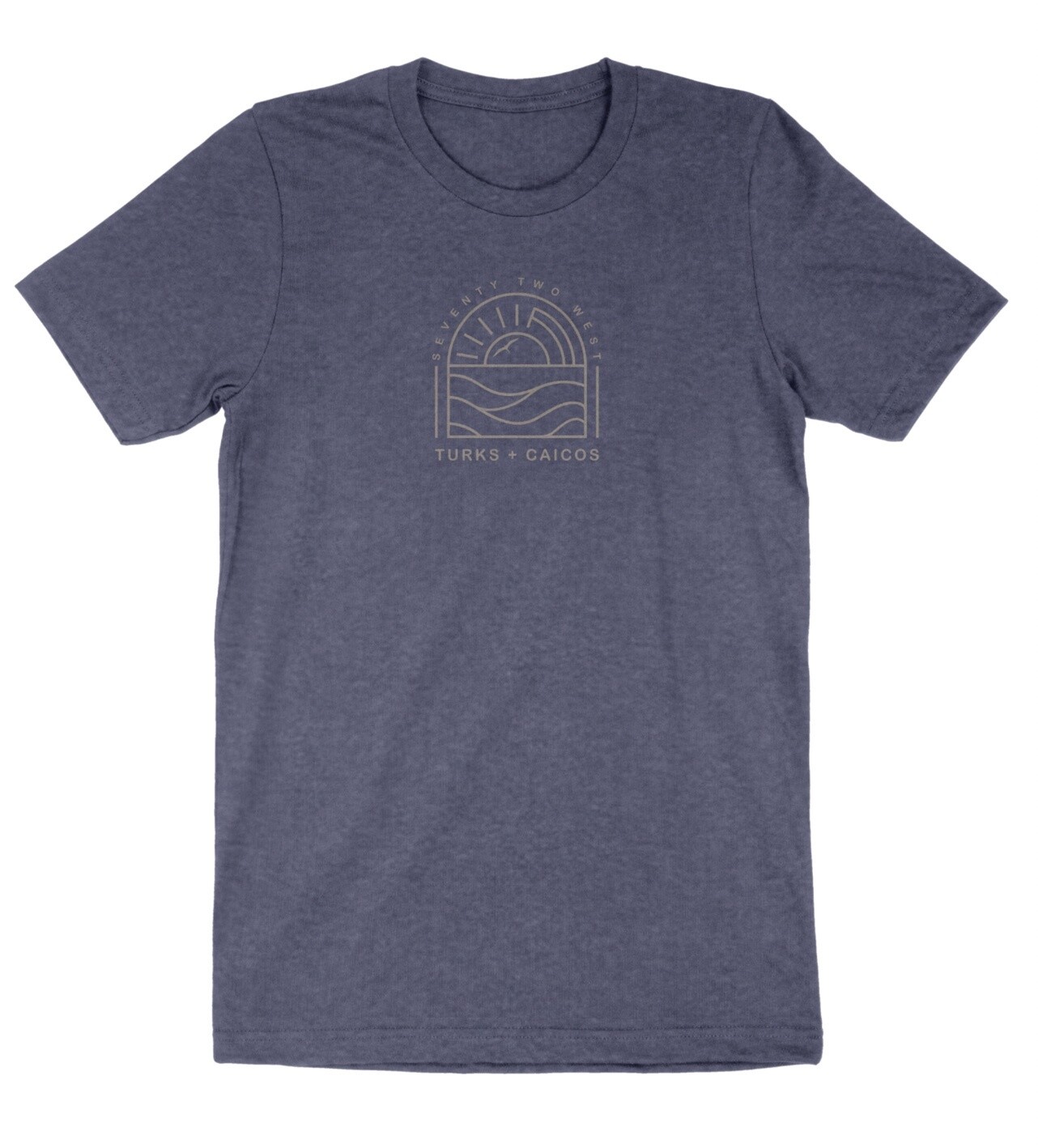 Sun and Waves Tee, Size: S