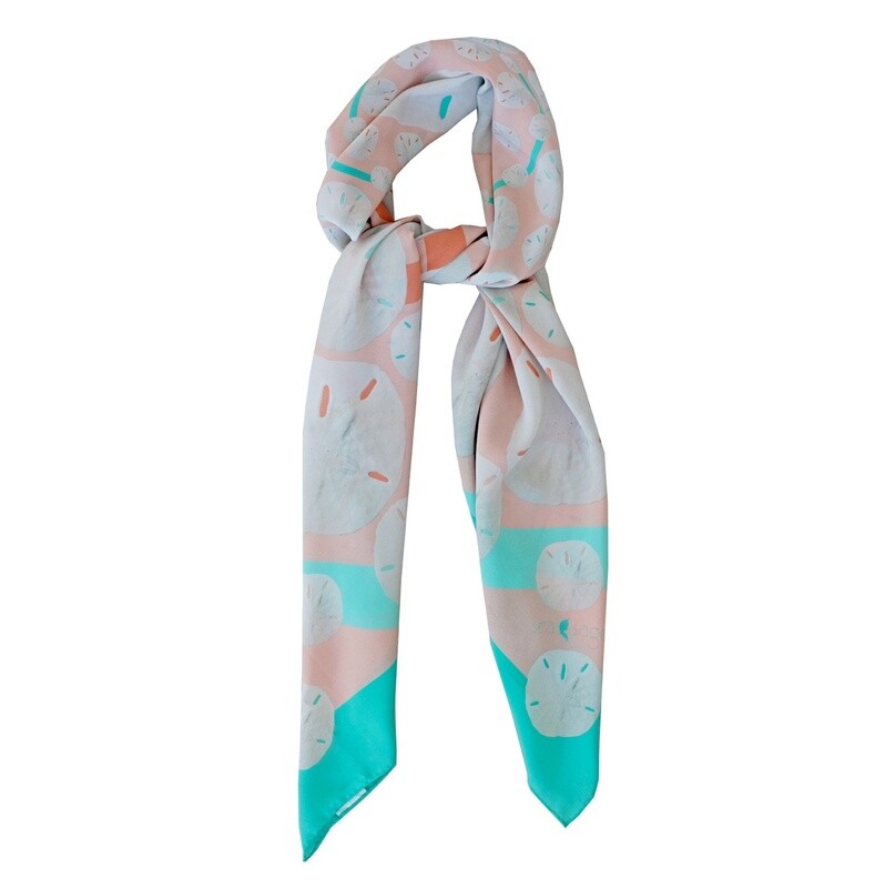 Sea Sage Scarf / Sand Dollar