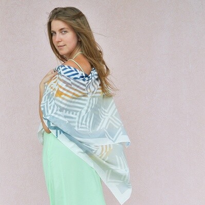 Sea Sage Scarf / Dusk