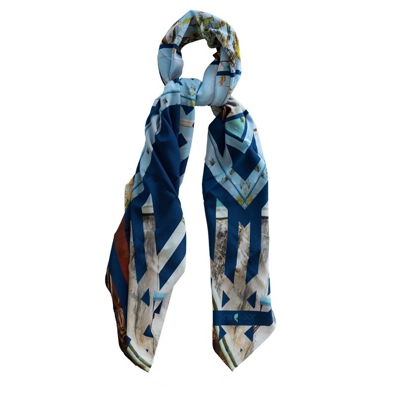 Sea Sage Scarf / Ships